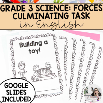 Preview of Grade 3 Science | English Forces and Movement | Culminating Task