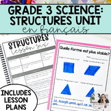 Grade 3 French Strong and Stable Structures Science Unit W