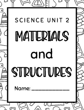 Preview of Grade 3 Science: Structures & Materials Unit Booklet