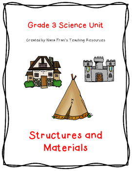 grade 3 science structures worksheets teaching resources tpt