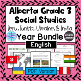 Grade 3 Social Studies Alberta - ENGLISH - FULL YEAR BUNDL