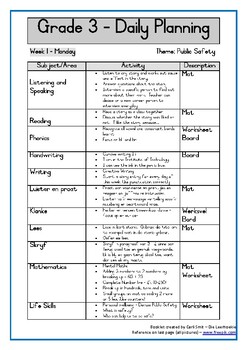 grade 3 term 3 planning by die leer hoekie teachers