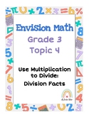 Grade 3 Topic 4 Lesson Plans for Envisions Math