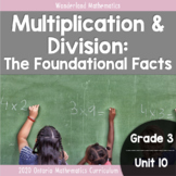 Grade 3, Unit 10: Multiplication & Division: Foundational 