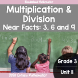 Grade 3, Unit 11: Multiplication and Division: Near Facts 