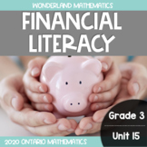 Grade 3, Unit 15: Financial Literacy (Ontario Math)