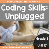 Grade 3, Unit 17: Coding Skills Unplugged