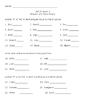 Grade 3 Unit 2 Grammar Test for Savvas
