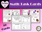 Grade 3 Valentine Math Task Cards