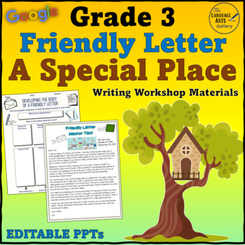 Preview of Grade 3 Writing Workshop Friendly Letter