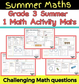 Grade 3 summer Maths activities, end of the year, challenging math ...