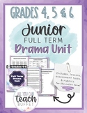 Grade 4,5,6 FULL TERM Drama (Ontario Lessons, Assessments,