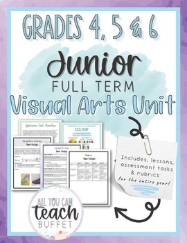 Preview of Grade 4, 5 & 6 FULL YEAR Visual Art Units & Lessons (Ontario)