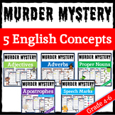 Grade 4, 5 & 6 Murder Mystery | 5 English Concepts