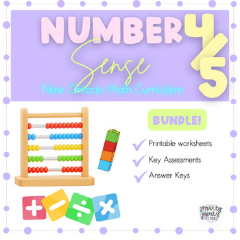 Preview of Grade 4 & 5 Math - Number Sense Unit Plan Bundle - 2020 Ontario Math Curriculum!