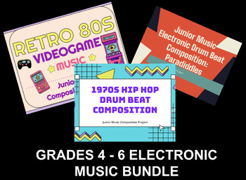 Preview of Grade 4 - 6 Electronic Music Bundle