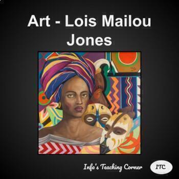 Preview of Grade 4-8 Art: African American Artists - Lois Mailou Jones Powerpoint Slides