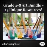 Grade 4-8 Art Bundle - 14 Unique Resources!