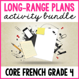 Grade 4 French Activity Bundle