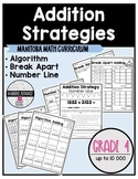 Grade 4 Addition Strategies {Manitoba}