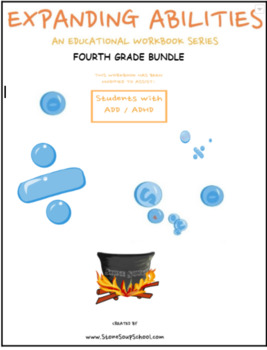 Preview of Grade 4, Bundle For Students with ADD and/ or ADHD