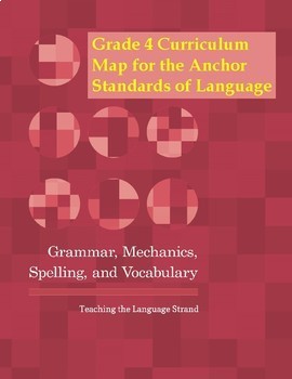 Preview of Grade 4 Curriculum Map | Anchor Standards for Language