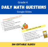 Grade 4 Daily Math Questions