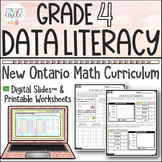 Grade 4 Data Literacy Ontario Math Digital Slides | Worksh