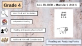 Grade 4 EL - ALL BLOCK - Module 1 Units 1, 2, 3