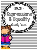Grade 4 Expressions and Equality (Ontario Mathematics - 2005)