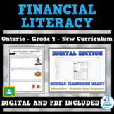 Grade 4 -  Financial Literacy (Strand F) - NEW Ontario Mat