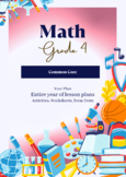 Grade 4 Lesson Plans - CCSS - Entire years LPs, a year pla