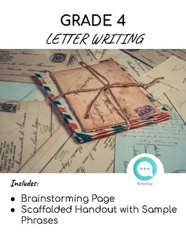 Preview of Grade 4: Letter Writing