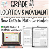 Grade 4 Location and Movement Ontario Math Digital Slides 