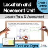 Grade 4 Location and Movement Unit - Ontario Math 2020 - P