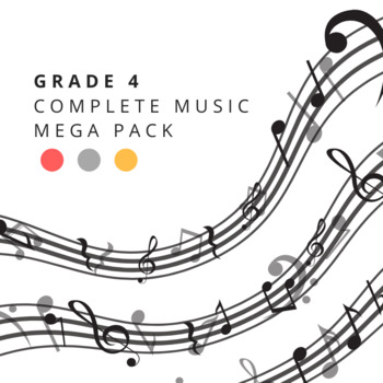 Preview of Grade 4 *MEGA MUSIC* Bundle