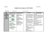 Grade 4 Math Curriculum Map Based on NJDOE Curriculum Framework