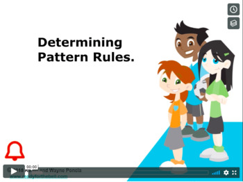 Preview of Grade 4: Math: Determining Pattern Rules Concept Instructional Video