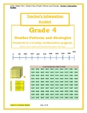 Grade 4 Maths Unit 1: Number Sense-Number Patterns and Strategies