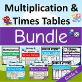 Grade 4 Multiplication & Times Tables Bundle