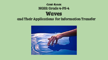 Preview of Grade 4 NGSS PS4: Waves and Applications in Technologies/Information Transfer