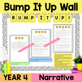 Grade 4 Narrative Writing Exemplars - Bump It Up Wall