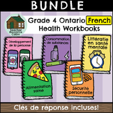Grade 4 Ontario FRENCH HEALTH Workbooks