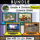 Grade 4 Ontario FRENCH Science for Google Slides™