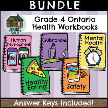 Preview of Grade 4 Ontario Health Workbooks