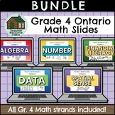 Grade 4 Ontario MATH: Google Slides™ Bundle