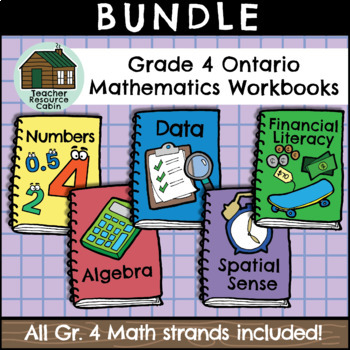 Preview of Grade 4 Ontario Math Workbooks (Full Year Bundle)