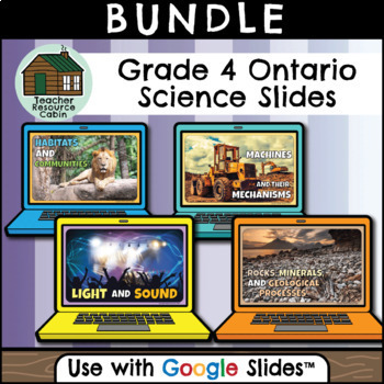 Preview of Grade 4 Ontario Science for Google Slides™