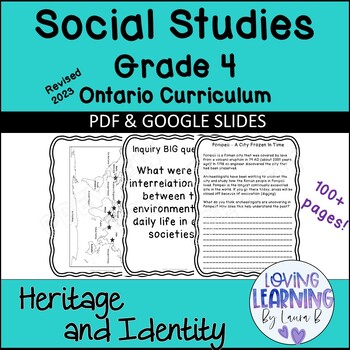 Preview of Grade 4 2023 Ontario Social Studies Early Societies to 1500 CE