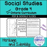 Grade 4 2023 Ontario Social Studies Early Societies to 1500 CE